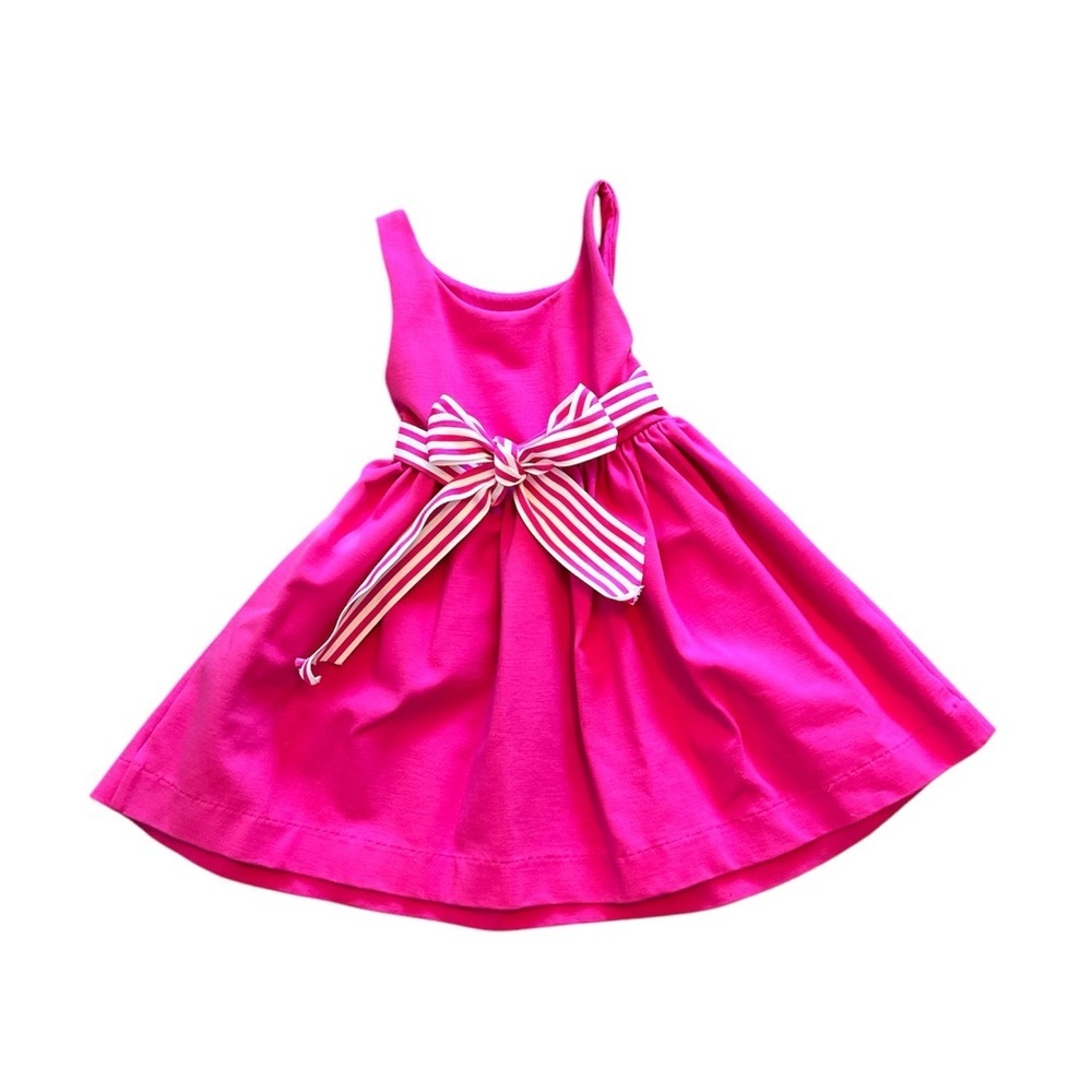 Ralph Lauren-blue label- Pink Sleeveless Kids Dress-2T - Picture 2 of 4